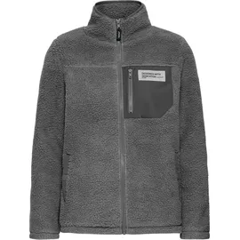 Oxmo Plüschjacke OXAbby in grau | Gr.: XS