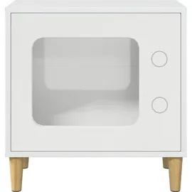 vidaXL Katzenhaus Glänzend Weiß 51 x 30 x 52 cm Holzwerkstoff - Weiß