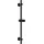 Görbach Duschset Edelstahl Duschstange mit Verstellbarer Duschkopfhalterung, Bohrlöcher-kompatible Wandhalterungen, Passend für Standard-Handbrausen, Brausestange 70 cm Schwarz