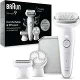 Braun Silk-épil 9 9-061 Weiß/Silber