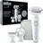 Braun Silk-épil 9 9-061 Weiß/Silber