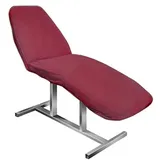 Activeshop Frottee Spannbezug für alle gängigen Kosmetikliegen Massageligen Massagebank Klappbar Massagestuhl Burgund messung 60 x 190 cm extra-pflegeleicht