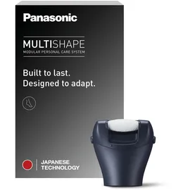 Panasonic MULTISHAPE Pediküreaufsatz, elektrische Fußfeile, Hornhautentferner, Mikrokeramik, Schwarz
