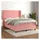 vidaXL Boxspringbett mit Matratze Rosa 140x200 cm Samt