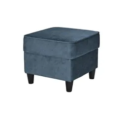 Hocker  Kivana ¦ blau ¦ Maße (cm): B: 52 H: 45 T: 52