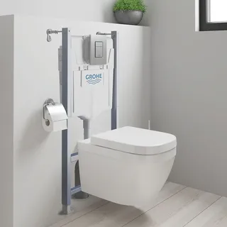 GROHE Solido 5 in 1-Set für Wand-WC mit Euro-Keramik, Bauhöhe 113,5 cm 39889000, Badkeramik, alpinweiß