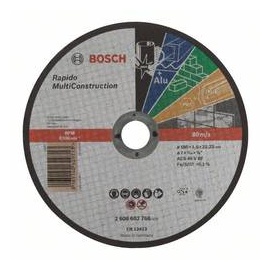 Bosch Professional ACS46VBF Mehrzweck Trennscheibe 180x1.6mm, 1er-Pack (2608602766)