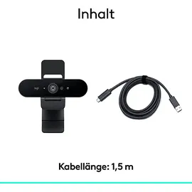 Logitech Brio 4K Grau