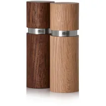 AdHoc Textura Pfeffermühle 15 cm Braun unbefüllt