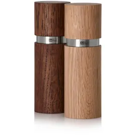 AdHoc Textura Pfeffermühle 15 cm Braun unbefüllt