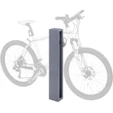 MCW Fahrradbügel MCW-J80, Fahrradständer Anlehnbügel, verzinkter Stahl 87x10x13cm grau