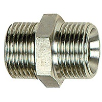 Riegler Doppelgewindenippel, G 3/8 a., G 3/8 a., SW