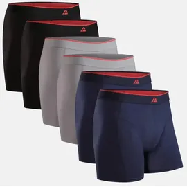 Danish Endurance Bamboo Trunks unifarben 3XL 6er Pack