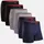 Danish Endurance Bamboo Trunks unifarben 3XL 6er Pack