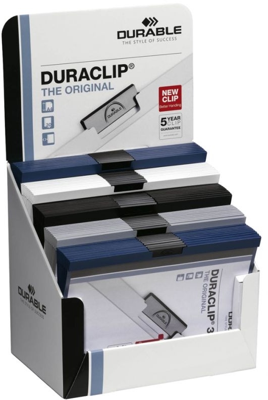 Preisvergleich Produktbild DURABLE Klemmhefter DURACLIP ORIGINAL 30, im Thekendisplay