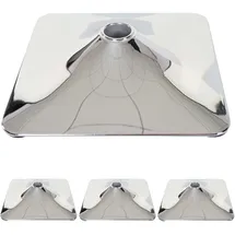 Mendler Fußteller 4er Set rechteckig Ø 37,5 cm