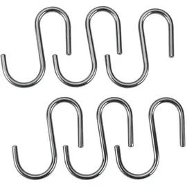 Metaltex Haken Lonardo 6tlg. Metall Silber