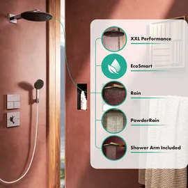 Hansgrohe Raindance Alive S Kopfbrause 300 2-jet EcoSmart mit Brausearm (24541990)