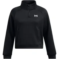 Under Armour Pro Halbreißverschluss-sweatshirt - Black / White -