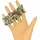 COLLEZIONE ALESSANDRO Rainbow Armband aus Glas bunt Größe onesize