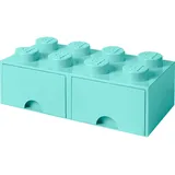 LEGO Brick Drawer Aqua Blue