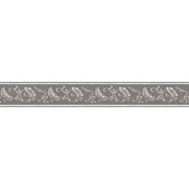 A.S. Creations Only Borders 10 Bordüre 5,00 m x 0,08 m grau/silber 36914-4