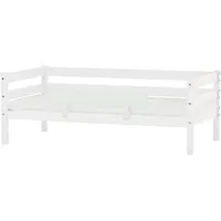 Hoppekids Einzelbett »ECO Comfort Kinderbett, Kiefer Massivholz, Jugendbett inkl. Rollrost«, 70x160 cm, wahlweise in verschieden Farben/ Matratze/ Absturzsicherung, weiß