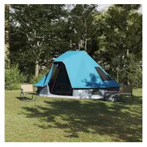 vidaXL Tipi Familienzelt Blau