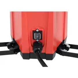Yato Turm Baustrahler Arbeitsstrahler Werkstattlampe 360° LED Standleuchte IP54 mit Steckdose 3800 Lumen,