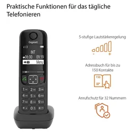 Gigaset AS690HX schwarz