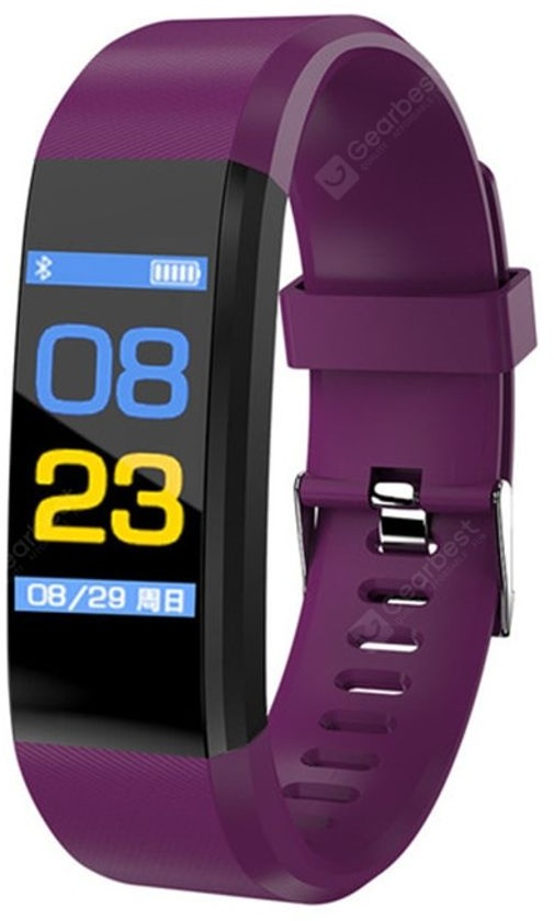 Gesundheitsarmband Herzfrequenz Blutdruck Smart Band Fitness Tracker Smart Band Armband für Smart Band 3 Smart Watch - Lila