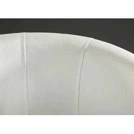 kamil Cocktailsessel Kunstleder 1 x 1 x 1 cm Weiß