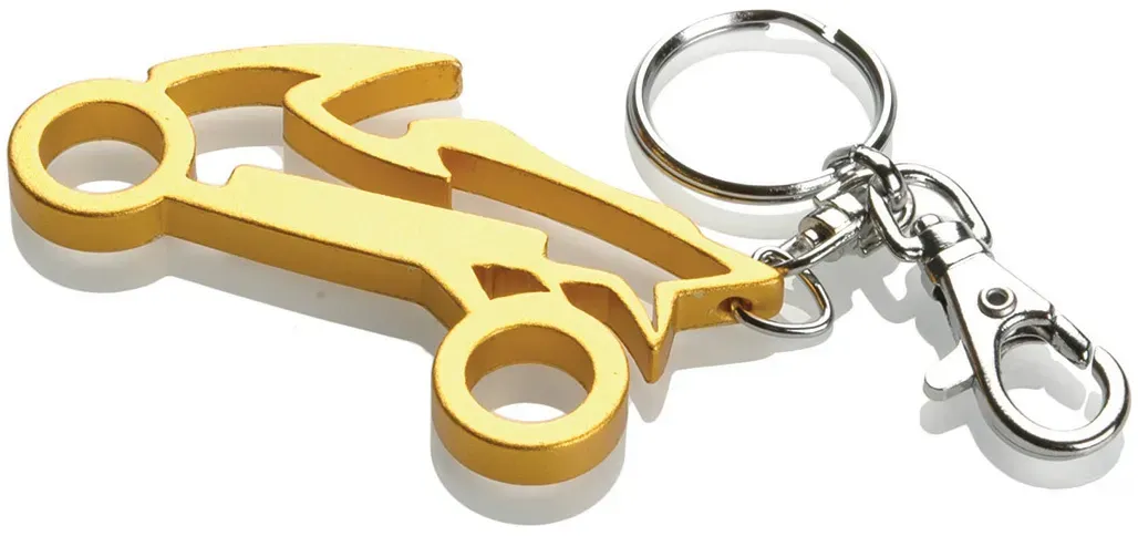 Booster Bike Sleutelhanger, geel