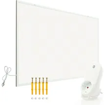 Wiltec Infrarotheizung 520 Watt inkl. WLAN-Thermostat, energieeffizienter Heizkörper mit WLAN Steuerung, Wandmontage Elektroheizung, Heizpaneel IR