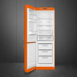 Smeg FAB32LOR6 Retro-Kühl-Gefrierkombination (331 l, 1968 mm hoch, Orange)