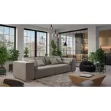 s-style möbel Big-Sofa Cork mit Schlaffunktion und Boxspringfederung, Lounge Sofa beige