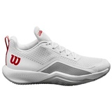 Wilson Rush Pro Lite Tennisschuh, Herren, Gr. 43 1/3, Weiß/Blau/Rot White/Pearl Blue/Wilson Red)