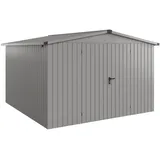 EcoStar Metallgerätehaus Euroline ESD14 aluminiumgrau 310 x 310 cm 2-flg.
