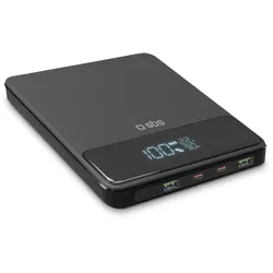 SBS TTBB20000PD100W, 20000 mAh, Adaptive Fast Charging, Schwarz
