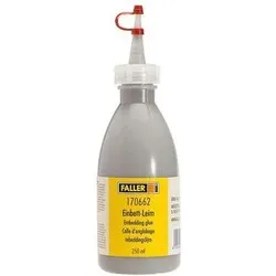 FALLER 170662 H0 TT N Z Einbett-Leim, schottergrau, 250 ml