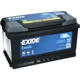 Exide Excell EB802 80Ah 700A Autobatterie