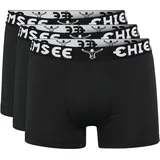Chiemsee Boxershorts unifarben Schwarz / Weiß XXL 3er Pack