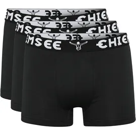Chiemsee Boxershorts unifarben Schwarz / Weiß XXL 3er Pack