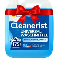 Cleanerist - Universal Waschmittel flüssig für 175 Wäschen - 5l Flüssigwaschmittel Konzentrat für bunte, helle & dunkle Wäsche - XXL Vollwaschmittel mit Frischeduft für 20-95°C – statt Pods, Pulver