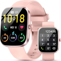 Smartwatch Damen Herren mit Telefonfunktion Fitnessuhr Damen 100+Sportmodi IP68