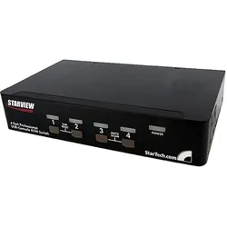 StarTech.com 4 Port DisplayPort USB KVM Switch Audio Desktop Umschalter KVM-/Audio-/USB-Switch
