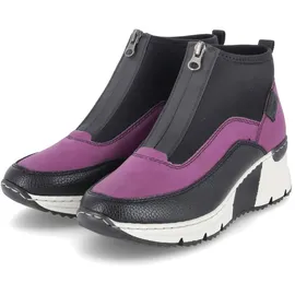 Rieker N6352 schwarz-lila 37