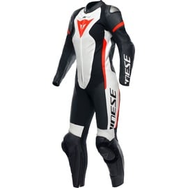 Dainese Grobnik 1-tlg. schwarz/weiß/neon-rot 42