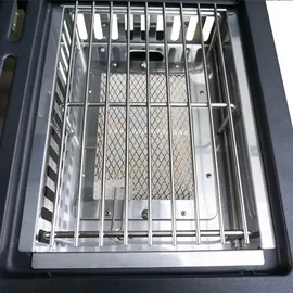 Vaiko Gasgrill 4 Edelstahl Brenner + 800°C Infrarot Keramik Brenner Prime Zone