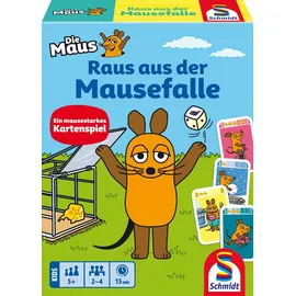 Schmidt Spiele Die Maus, Raus aus der Mausefalle, Kartenspiel